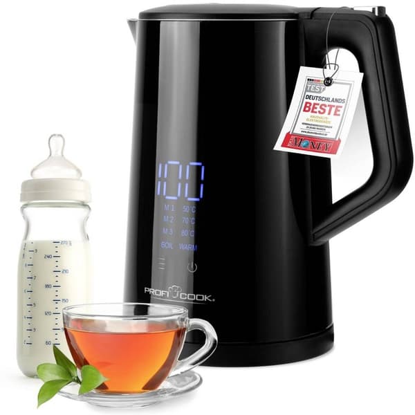 Profi Cook PC-WKS 1243 Vattenkokare Svart Kapacitet: 1.7 l