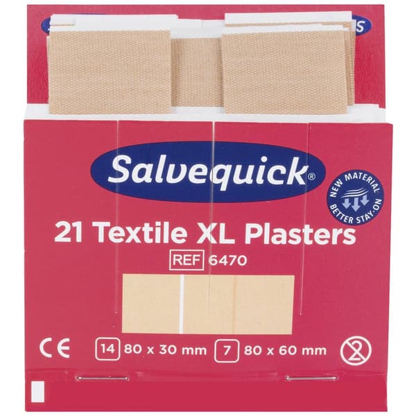 Salvequick 1009470 Refill elastiskt plåster XL