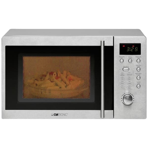 Clatronic MWG 778 U Mikrovågsugn Rostfritt stål 800 W Fristående
