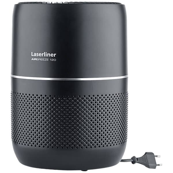 Laserliner 085.120A AirBreeze 120 Luftrenare 30 m² Svart