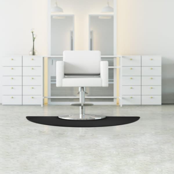 Salon Gulvmåtte, Antiskrid, Vandtæt, Ergonomisk Støtte,sort