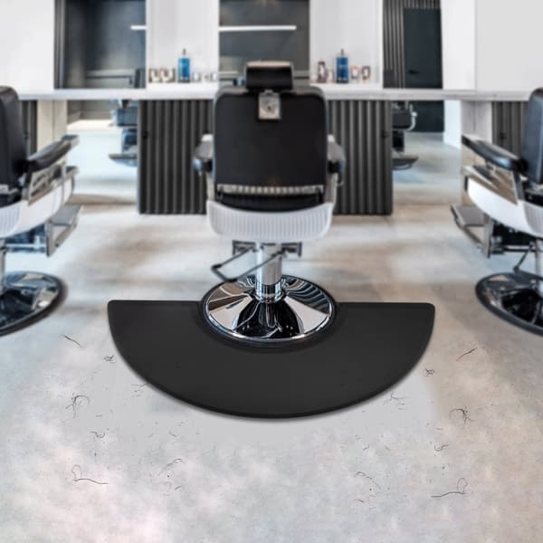 Salon Gulvmåtte, Antiskrid, Vandtæt, Ergonomisk Støtte,sort