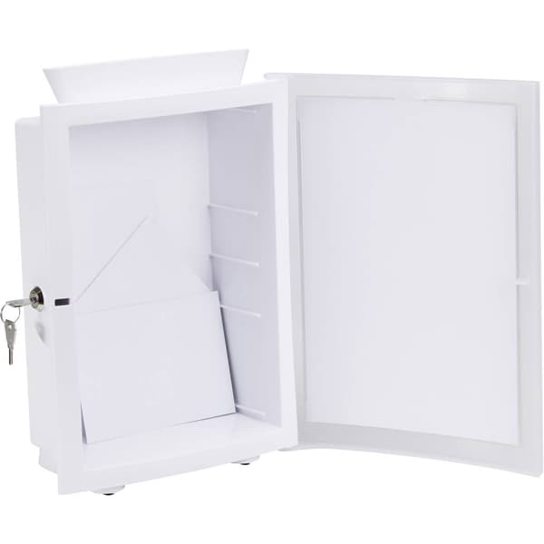 samlingsboxen IMAGE'I, låsbart, med tillbehör, vit