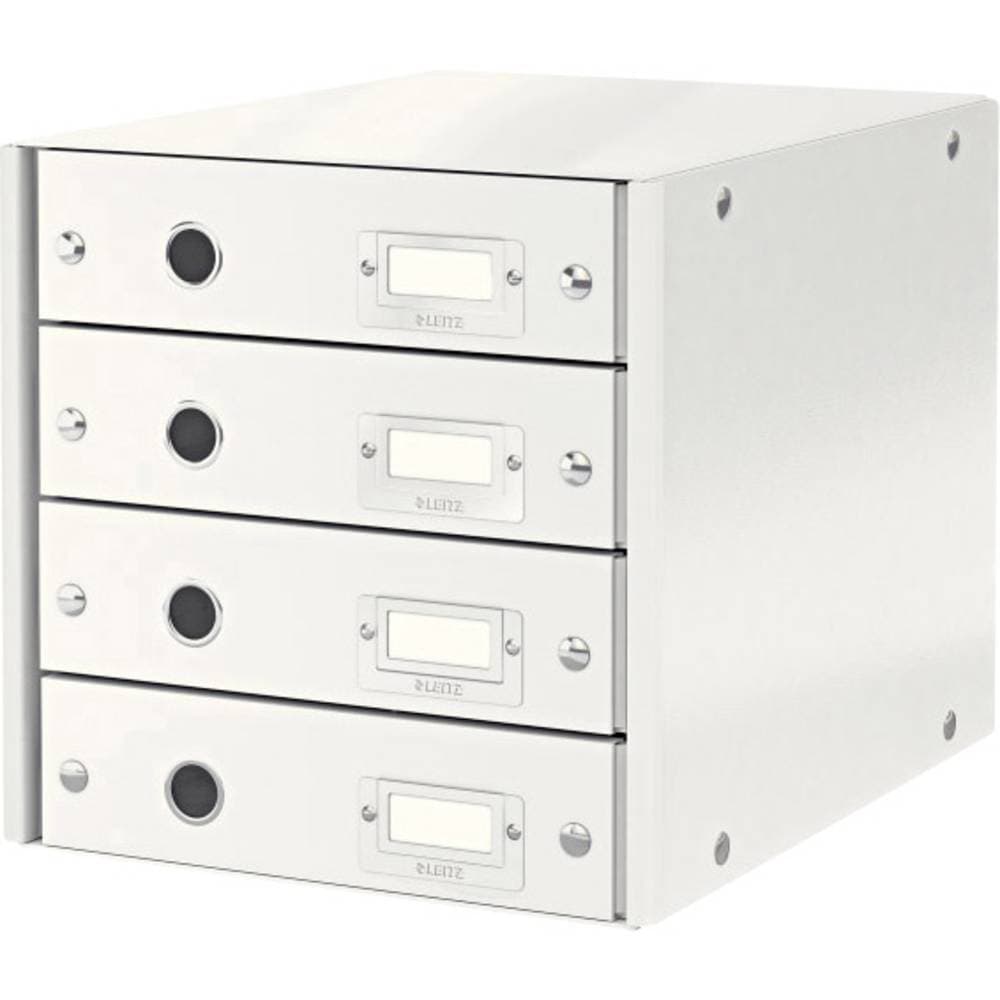 Leitz Click & Store förvaringsbox (4 lådor), vit