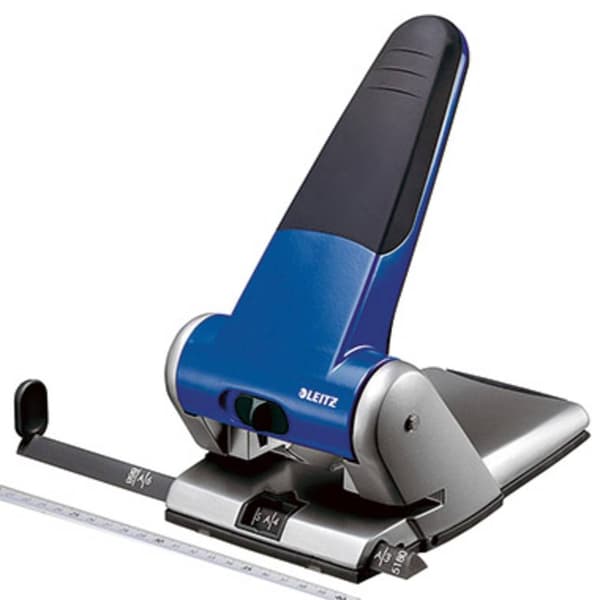 Leitz hålslag Heavy Duty 8 cm 65 ark (80 g/m²) aluminium blå