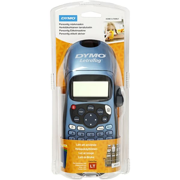 Dymo Letra Tag LT-100H - 1 rulle papperstejp