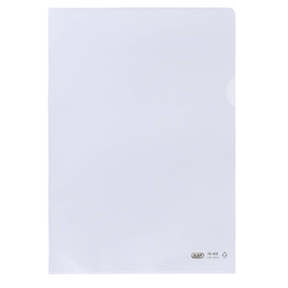 Elba Genomskinlig plastficka DIN A4 Polypropylen 0.15 mm Transparent (matt) 100461000 100 st