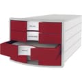Miniatyrbild 2 av 5: HAN IMPULS 2.0 1012-17 Byrålådebox Ljusgrå DIN A4 , DIN C4 Antal lådor: 4