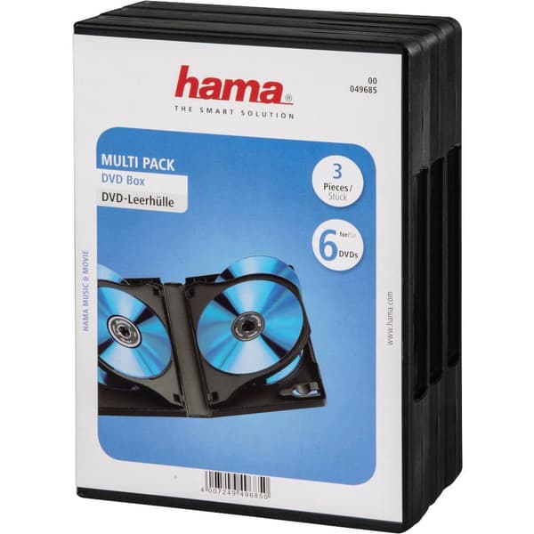 DVD tomhöljen multi 6 DVD-skivor, 3-pack