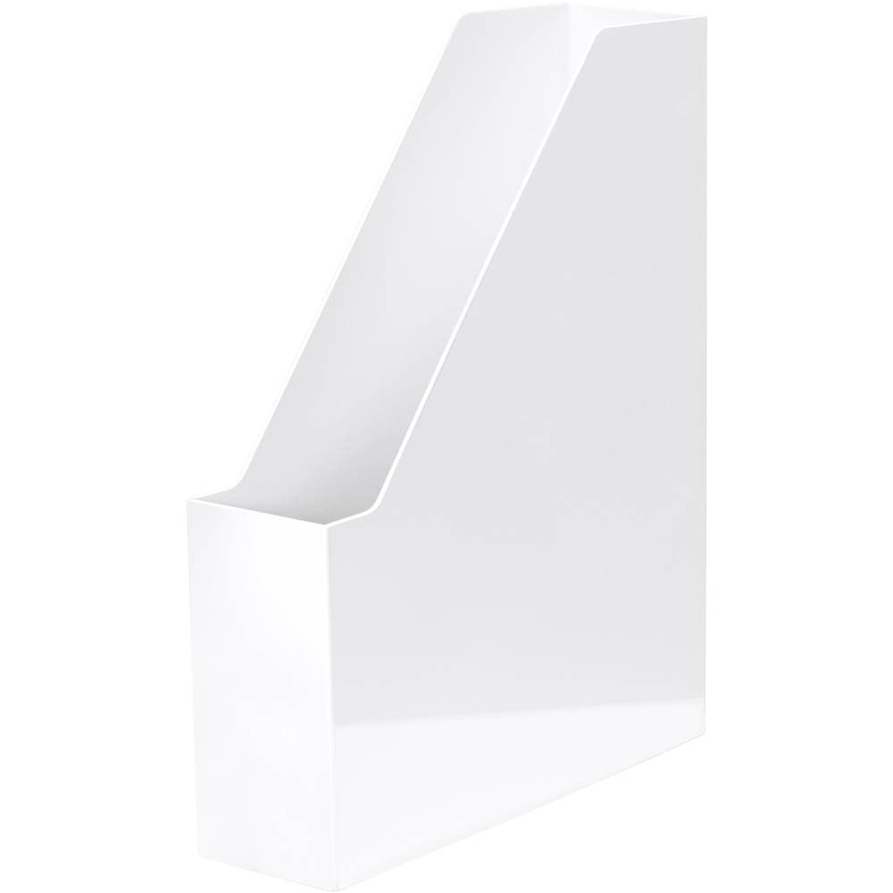 Han 16501-12, Tidskriftssamlare i-Line, Unik, tidlös och elegant design i glänsande utseende, premiumkvalitet, vit