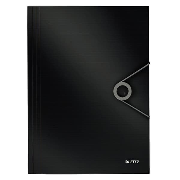 Leitz Solid treklaffmapp, svart