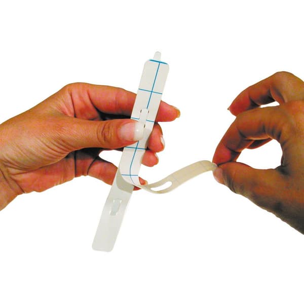 Häftremsor 2 x 15 cm (B x H) plast vit 100 st./förp.