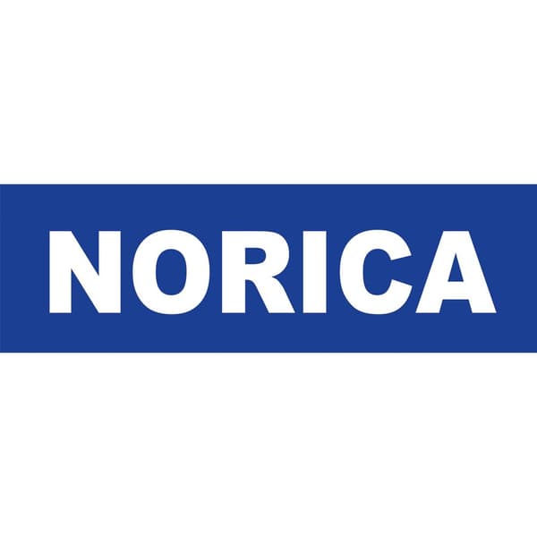 NORICA® gem släta, runda, med kuländar 24mm metall, förzinkat silver 1000 st./förp.
