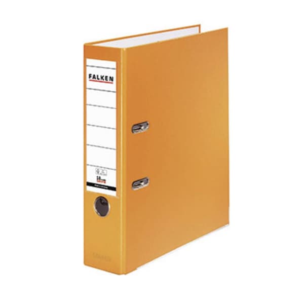 Falken Pärm DIN A4 Bredd baksida: 80 mm Orange – EU-standard