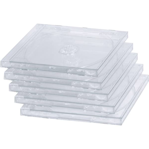 Hama CD-fodral 00044748 1 CD/DVD/Blu-Ray Transparent 5 st