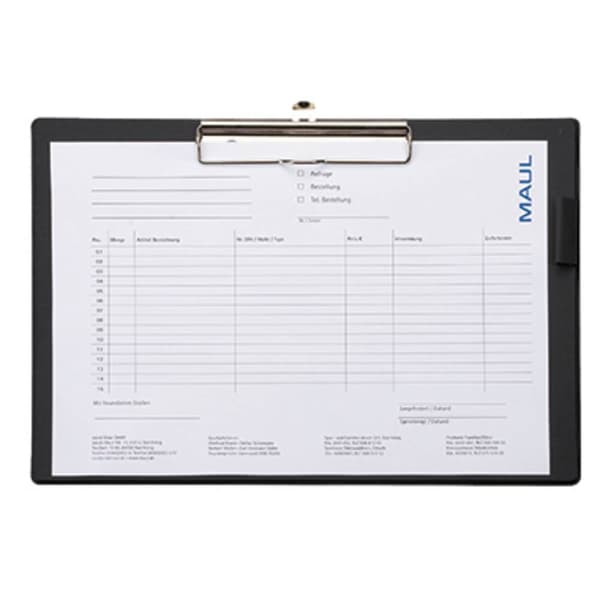 Maul Klämmbräde 2335790 Svart (B x H) 329 mm x 233 mm