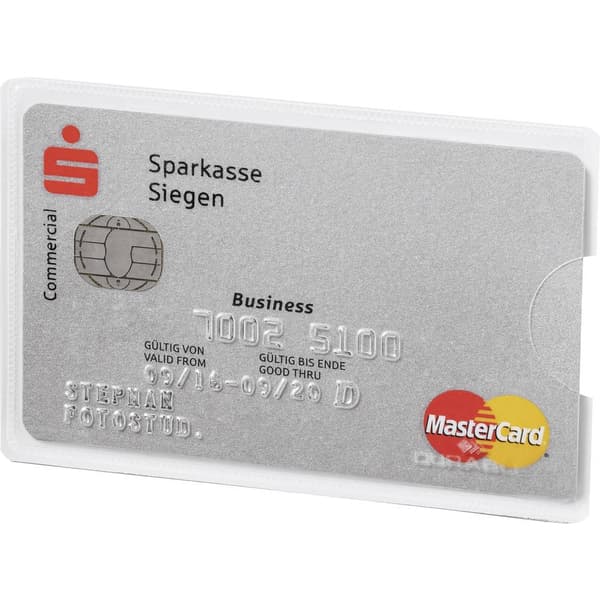 Durable 3 st RFID SECURE - 8903 Plast med RFID-skärmning Silver, Transparent 890319