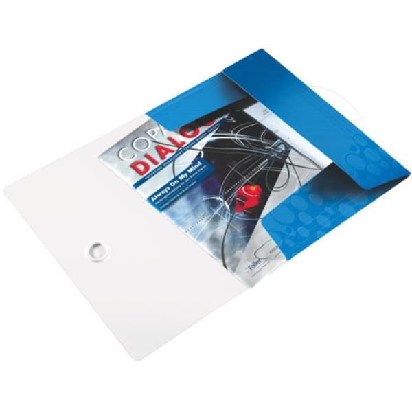 Leitz Hörnspännmapp WOW 4599 4599-00-36 DIN A4 Blå 1 st