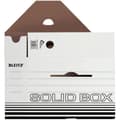 Miniatyrbild 3 av 3: Leitz Arkivbox 6128-00-01 100 mm x 257 mm x 330 mm Kartong Vit, Svart 10 st