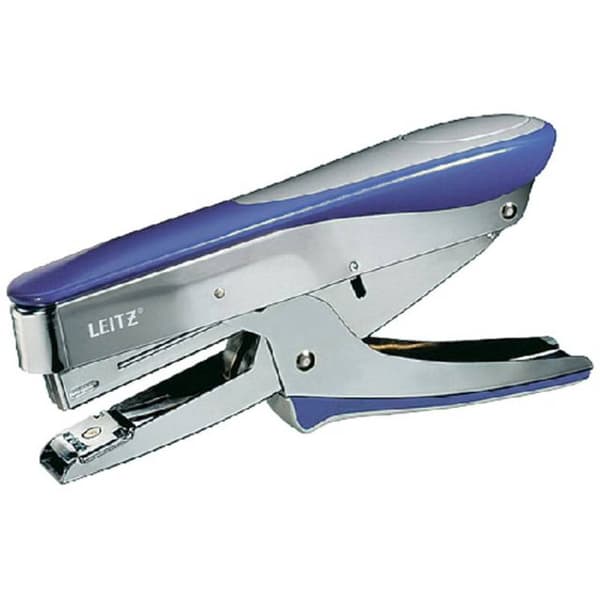 Leitz Häfttång 5548-00-33 Inskrivningsansträngning:25 s. (80 g/m²) Blå (metallic) 1 st