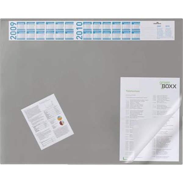 Durable 7204 720410 Skrivunderlägg Grå (B x H) 650 mm x 520 mm