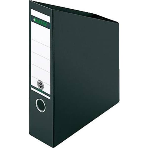 Leitz 2423 24230095 Stapelsamlare DIN A4 , DIN C4 Svart Laminerat papper 1 st