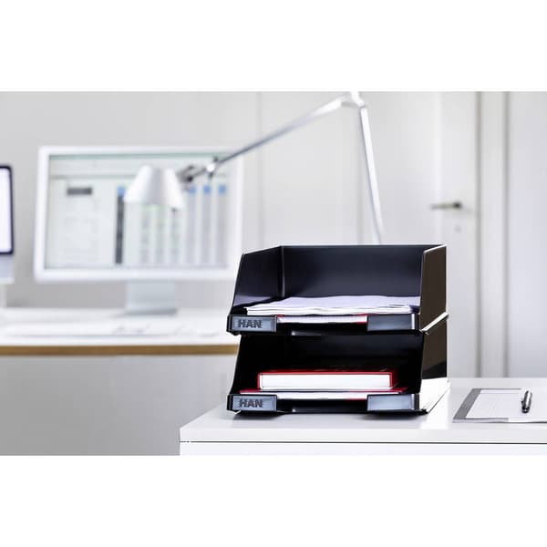 HAN brevkorg XXL/1047-13, svart, plast, C4