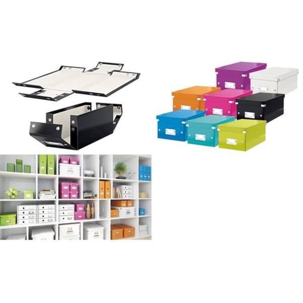 Leitz DVD-fodral 22 DVDs Laminerad hårdpapp Vit 1 st (B x H x D) 190 x 135 x 320 mm 6042-00-01