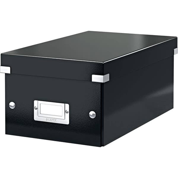 Leitz DVD-fodral 22 DVDs Laminerad hårdpapp Svart 1 st (B x H x D) 190 x 135 x 320 mm 6042-00-95
