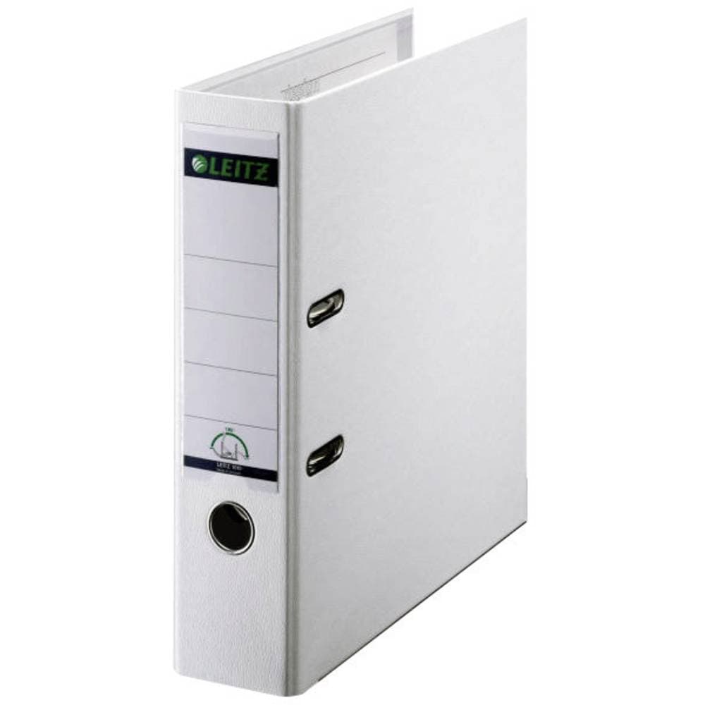 Leitz Pärm 1010 DIN A4 Bredd baksida: 80 mm Vit 2 byglar 10105001