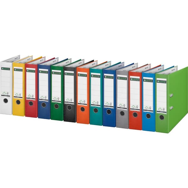 Leitz Pärm DIN A4 Bredd baksida: 80 mm Orange – EU-standard