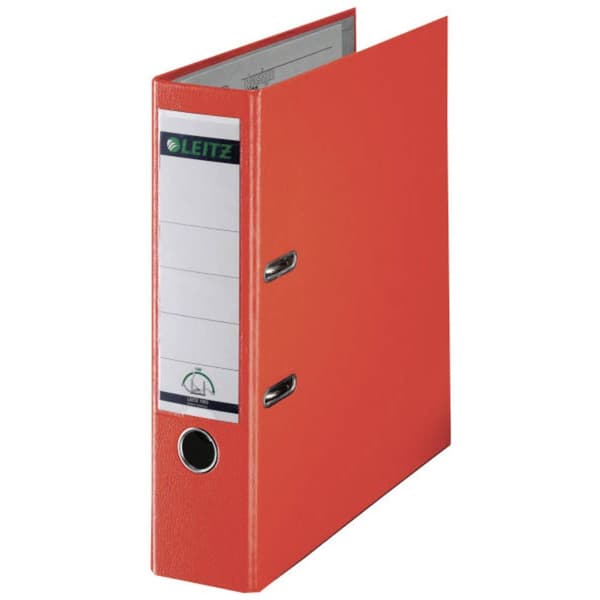 Leitz Pärm DIN A4 Bredd baksida: 80 mm Orange – EU-standard