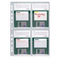 Miniatyrbild 3 av 4: Durable Diskett-mapphölje 4 disketter 3,5 tum Transparent 5 st 524319