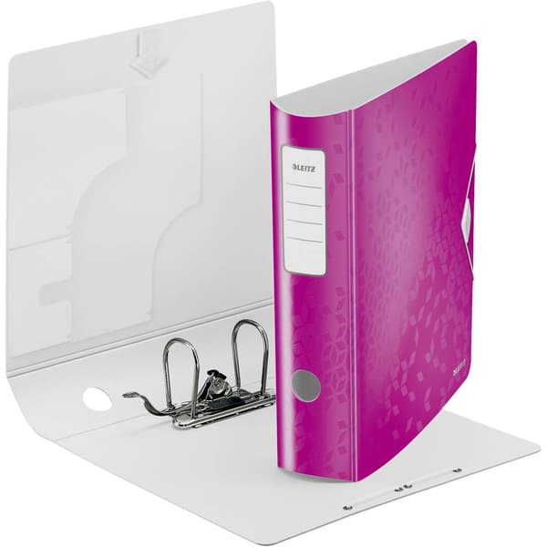 Leitz Pärm DIN A4 Bredd baksida: 82 mm Rosa (metallic) – EU-standard