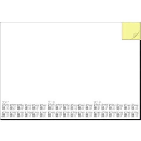 Sigel HO490 Skrivunderlägg 3-årskalender Vit (B x H) 595 mm x 410 mm