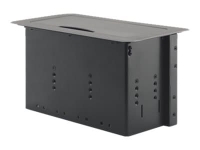 Kramer TBUS-6XL - Overflatemonteringsboks for nettverk - svart anodisert aluminium Sort