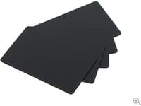 Evolis - Ikke-plastifisert polyvinylklorid (PVC-U) - 30 mille - matt svart - 86 x 54 mm 500 kort kort - for Evolis Quantum 2 Standard