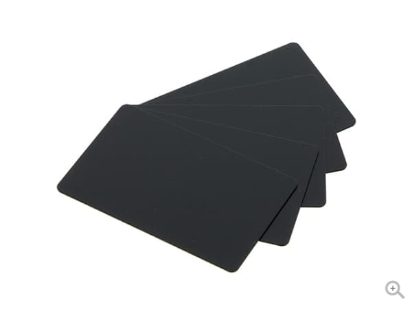 Evolis - Ikke-plastifisert polyvinylklorid (PVC-U) - 30 mille - matt svart - 86 x 54 mm 500 kort kort - for Evolis Quantum 2 Standard