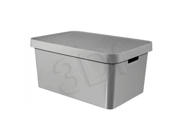 Curver Curver INFINITY 45L beholder Lys grå med lokk - 233941
