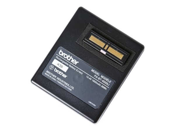 Brother PA-BT-4000LI - Skriverbatteri - litiumion - 1800 mAh - for Brother TD-2120, TD-2130; P-Touch PT-P900, PT-P950; RuggedJet RJ-4030, RJ-4040