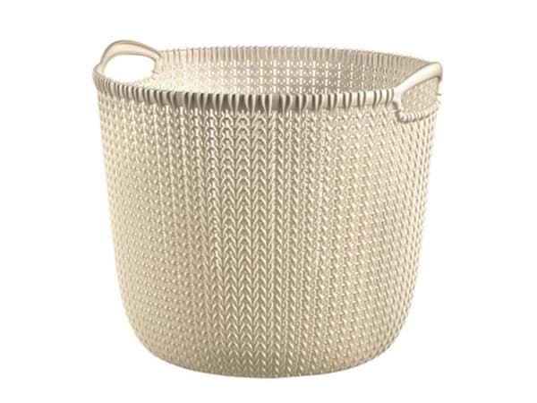 Curver Knit , 30 L, Suorakulmainen, Muovi, Beige, 380 mm, 334 mm