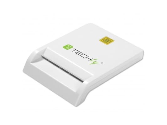 TECHly Compact - Läsare/skrivare för SmartCard - USB 2.0 - vit