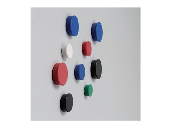 Nobo - Magnet - 3 cm diameter - rød (en pakke 4) - for P/N: 1900925, 1900933, 1900940, 1901567, QB05742C, QBPE1812, QBPE9060, QMMP150