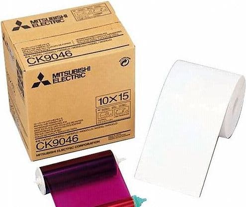 Mitsubishi Electric CK-9046, Valkoinen, 4" x 6", 1 arkkia, 10 x 15 cm