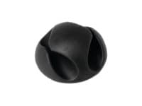 DURABLE CAVOLINE CLIP 2 - Kabelklämmor - grafit (paket om 6)