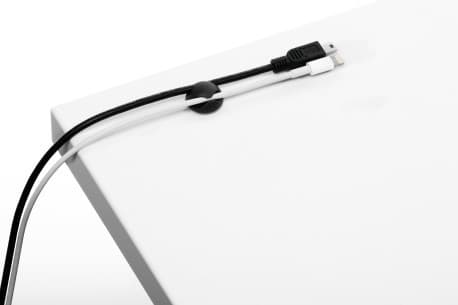 DURABLE CAVOLINE CLIP 2 - Kabelklämmor - grafit (paket om 6)
