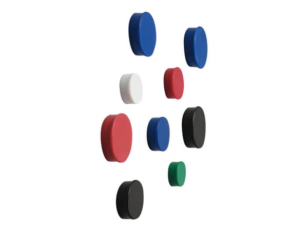 Nobo - Magnet - 3 cm diameter - blå (paket om 4) - för P/N: 1900930, 1901043, 1902454, 1902455, Q18090MB, QB05442CD, QBPE1290, QBPE1812, QBPE9060