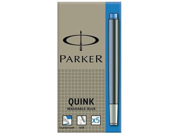 Parker 1950383, Blå, Fontenepenn, 5 stykker, Boks