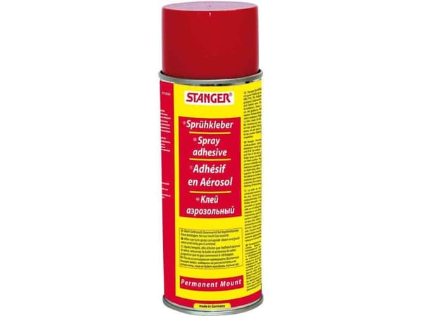 Stanger 100062, Vätska, Spraylim, 400 ml, Tyg, Läder, Metall, papper, Plast, Polystyrene foam, -97 ° C, 0,64 g/cm³