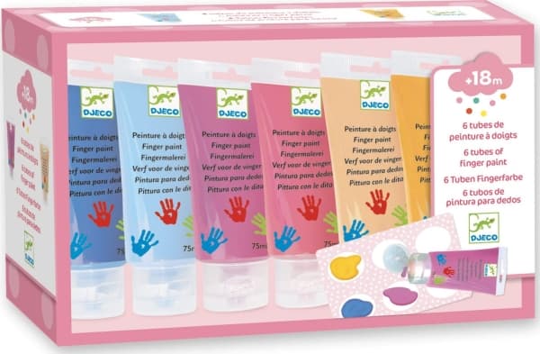 DJECO DJ09000, Blå, Rosa, Gult, 75 ml